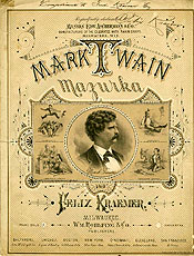 COVER: MARK TWAIN MAZURKA