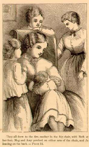 Illustration by May Alcott, Louisa's Sister