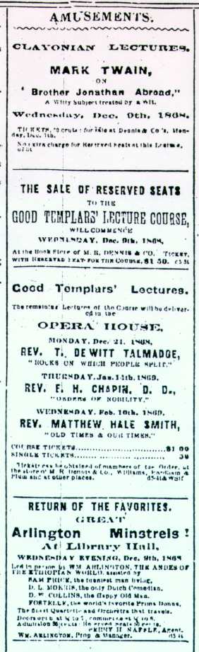 1868 NEWSPAPER AD