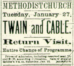 1885 NEWSPAPER ADVERTISEMENT
