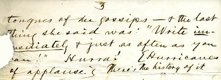 DETAIL: 1868 LETTER TO TWICHELL