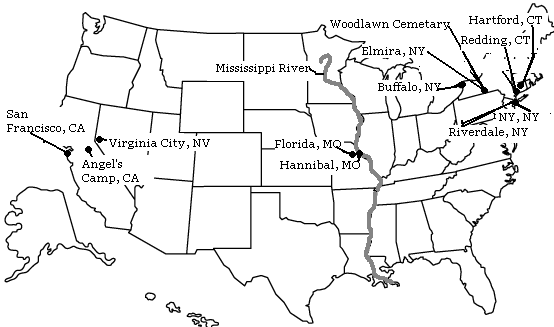 mississippi river map huck finn