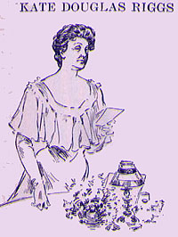 DRAWING OF KATE DOUGLASS RIGGS